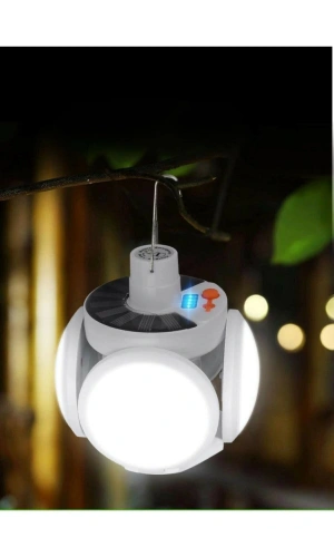 Bidebuvar Solar 5 Kanatlı Kamp Lambası