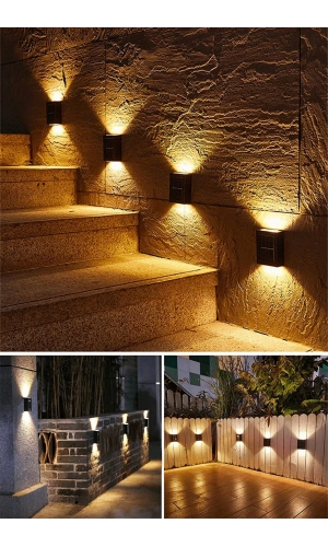 Bidebuvar Solar Aplik Çift Taraflı Lamba