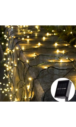 Bidebuvar Solar Siyah Kablo Bahçe Aydınlatması