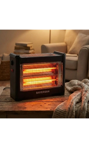 Bidebuvar Şömine Tipi Isıtıcı Soba 1800W