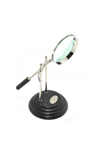 Bidebuvar Standlı Pirinç Büyüteç