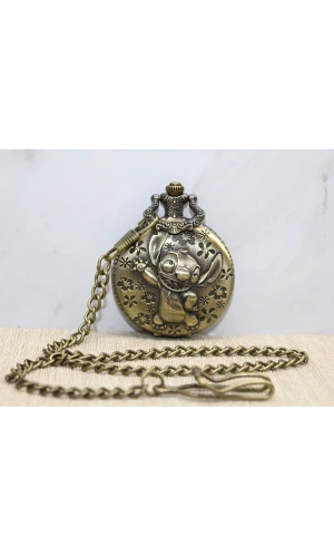 Bidebuvar Stitch Tasarımlı Köstekli Saat