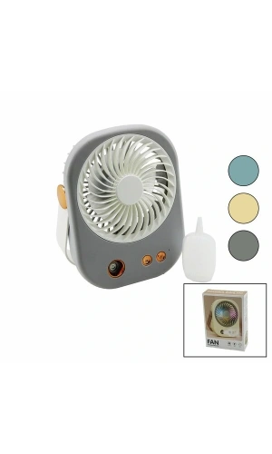 Bidebuvar Su Spreyli Masaüstü USB Mini Fan