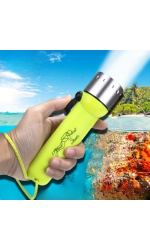 Bidebuvar Süper Parlak LED Su Altı Dalış Feneri