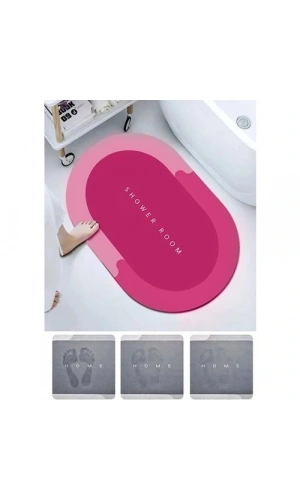 Bidebuvar Süper Su Emici Kaymaz Tabanlı Paspas