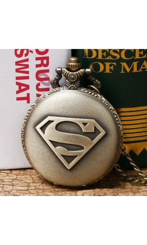 Bidebuvar Süpermen Tasarımlı Köstekli Saat