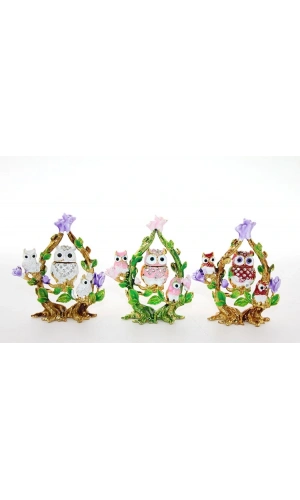 Bidebuvar Swarovski Baykuş Figürü