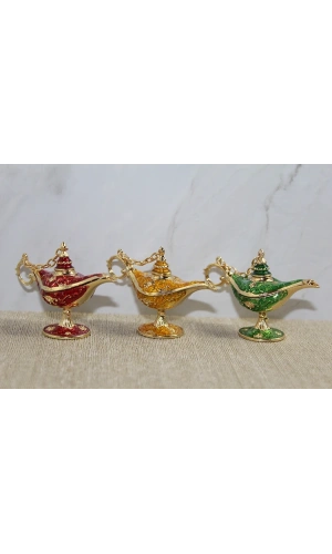 Bidebuvar Swarovski Taşlı Minik Figür - Alaaddinin Lambası