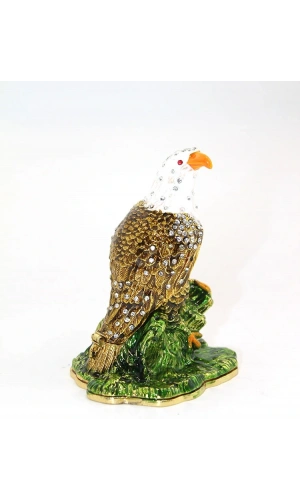 Bidebuvar Swarovski Taşlı Tekli Kartal