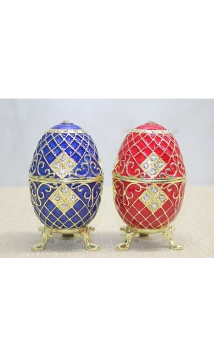 Bidebuvar Swarovski Taşlı Yumurta - Model 1