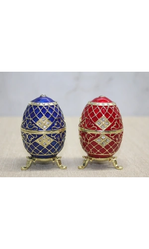 Bidebuvar Swarovski Taşlı Yumurta - Model 4