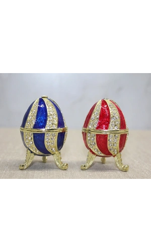 Bidebuvar Swarovski Taşlı Yumurta - Model 5