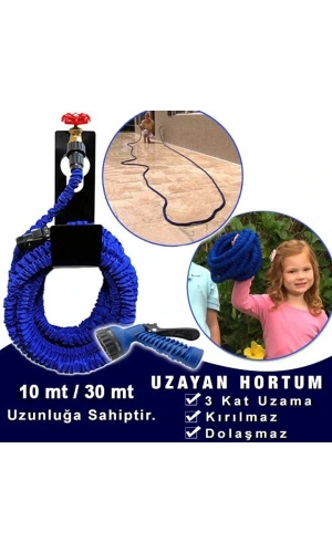 Bidebuvar Tabancalı Uzayan Hortum 30 Metre