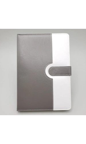 Bidebuvar Tarihsiz Ajanda Defter Beyaz Gri Renk