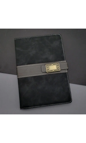 Bidebuvar Tarihsiz Ajanda Defter Siyah Renk