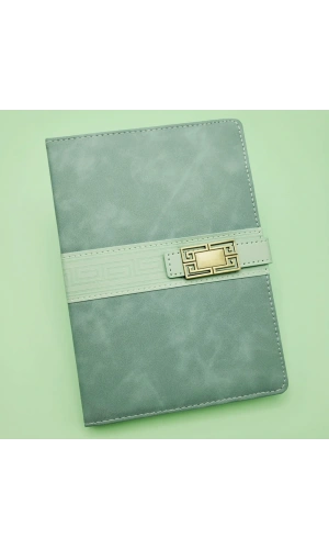 Bidebuvar Tarihsiz Ajanda Defter Su Yeşili