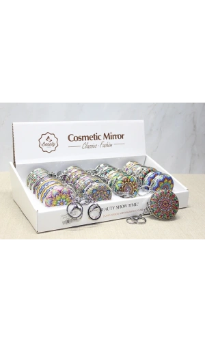 Bidebuvar Taşlı El Aynası Anahtarlık Model 6