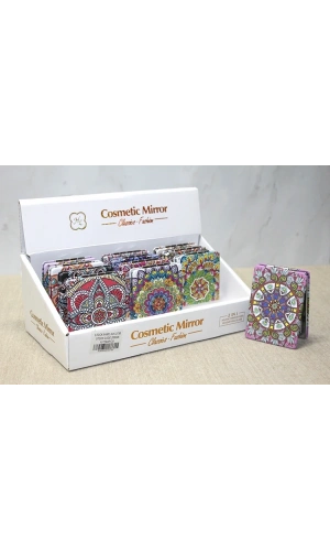 Bidebuvar Taşlı El Aynası Dikdörtgen İnce Model 1