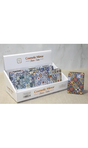 Bidebuvar Taşlı El Aynası Dikdörtgen İnce Model 3