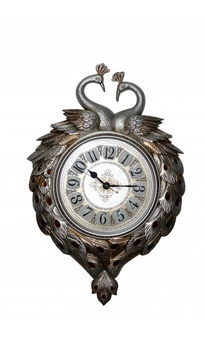 Bidebuvar Tavuskuşu Duvar Saati