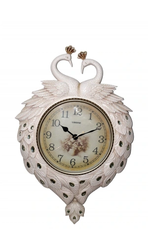 Bidebuvar Tavuskuşu Duvar Saati Model 2