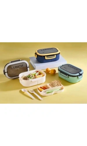 Bidebuvar Tek Katlı Bölmeli Beslenme Kutusu