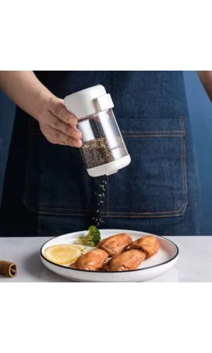 Bidebuvar Tekli Basmalı Baharatlık Tuzluk