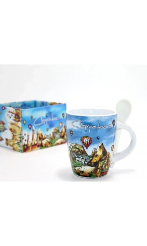 Bidebuvar Tekli Yöresel Kupa Bardak Model 2