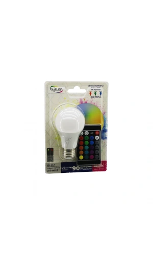 Bidebuvar Uzaktan Kumandalı Led Ampul - RGB Renkli - E27 Duy