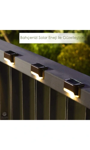Bidebuvar WaterProof Solar Merdiven Lambası 4 Adet