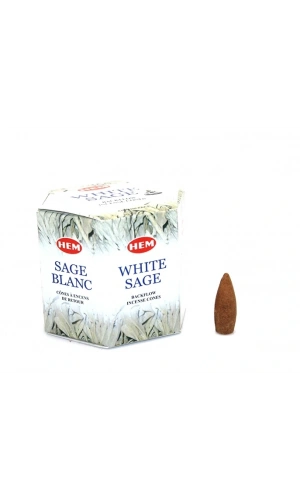 Bidebuvar White Sage Aromalı Geri Akış Tütsü