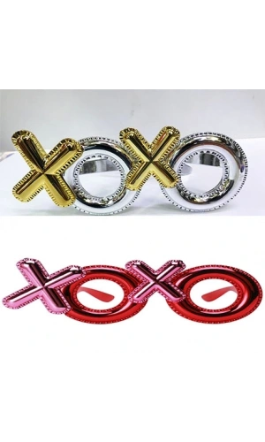 Bidebuvar Xoxo Parti Gözlüğü 2 Renk 2 Adet