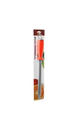 Bidebuvar Yassı Bıçak Bileyici - Metal - Asma Halkalı - 10 İnç