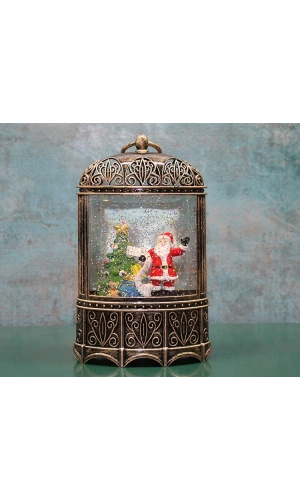 Bidebuvar Yılbaşı Temalı Işıklı Müzikli Kar Küresi Model 4