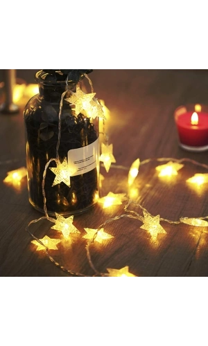 Bidebuvar Yıldız Tasarımlı 20 LED USB Aydınlatma