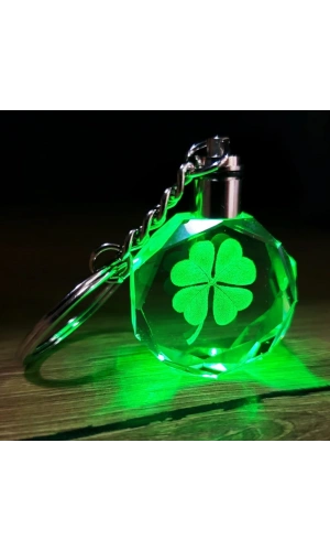 Bidebuvar Yonca Tasarımlı Renk Değiştiren Anahtarlık