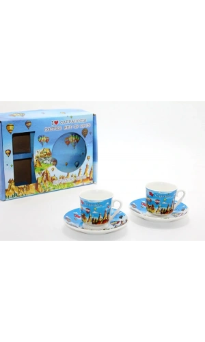 Bidebuvar Yöresel İkili Fincan Seti Model 4