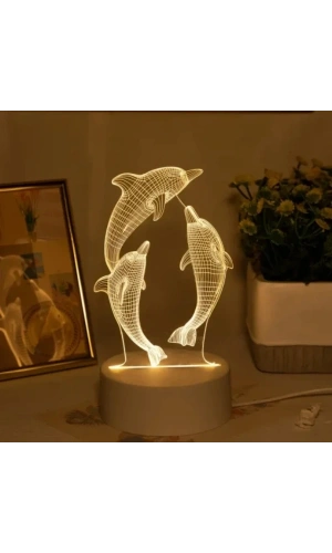 Bidebuvar Yunus Tasarımlı Gece Lambası