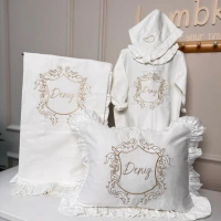 Pamuk Saten Hastane Çıkış Seti