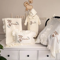 Bebe Yaka Tulum-Yastık- Battaniye-Puset Örtüsü