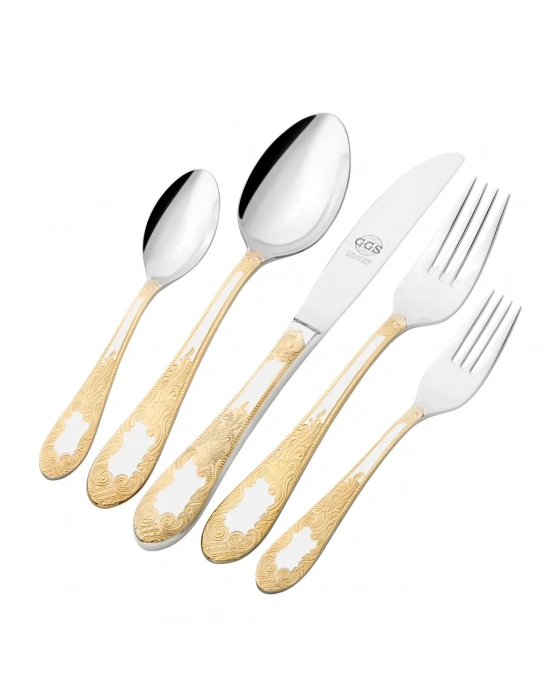 GGS SOLINGEN RAMONA PARLAK ALTIN 96 PRÇ ÇKB SETİ 0135-01 -