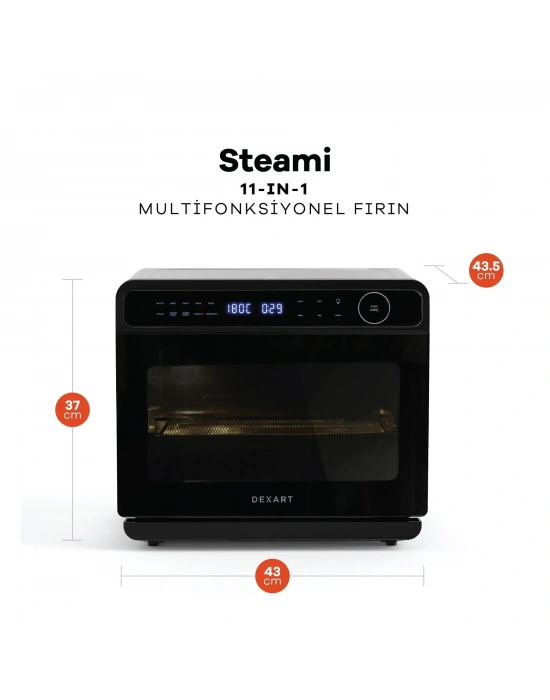 DEXART STEAMI 11 IN 1 MULTIFUNCTIONAL BUHARLI FIRIN KXW240 -