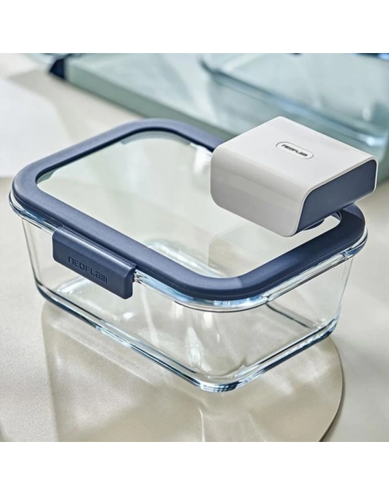 NEOFLAM FIKA GLACE 5 PRÇ VAKUM SAKL KABI SETİ MAVİ NEOBGLS05 -