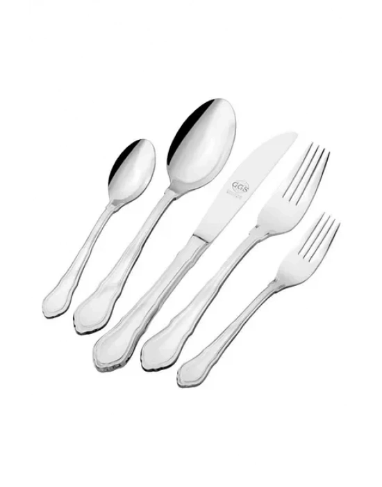 GGS SOLINGEN ANGELINA PARLAK GÜMÜŞ 96 PRÇ ÇKB SETİ 0134-04 -