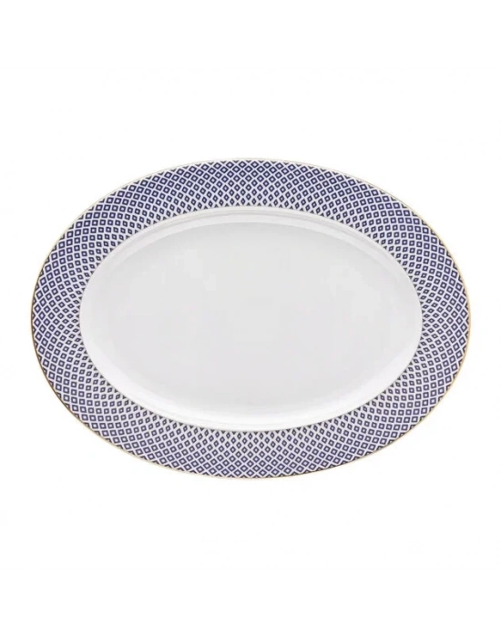 FRANCIS CARR BLEU 34 CM OVAL SERVİS 10460-404307-12734 -