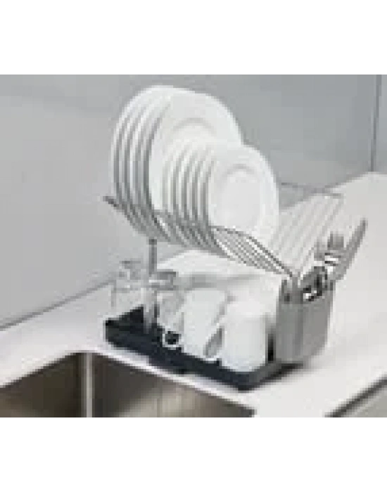 JJ 2 KATLI KATLANABİLİR BULAŞIKLIK GRİ 85084 -