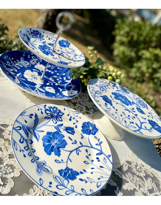 WANELLI HELEN 25 CM AYAKLI PASTA TABAK FX1036 -