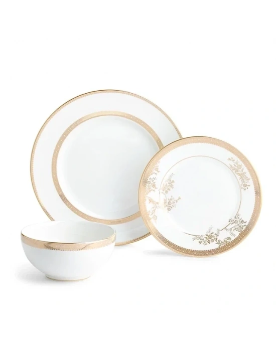WEDGWOOD VERA WANG LACE GOLD 51 PRÇ YEMEK TAKIMI -