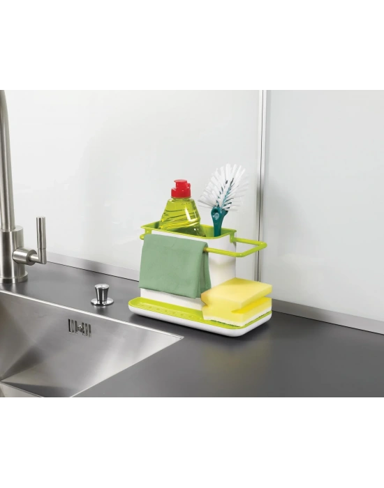 JJ CADDY LAVABO DÜZENLEYİCİ BEYAZ/YEŞİL 85021 -