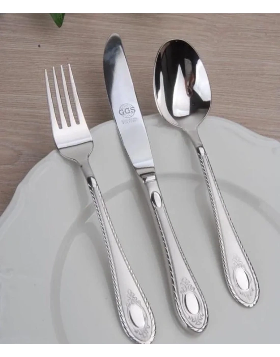 GGS SOLINGEN REBEKA PARLAK GÜMÜŞ 96 PRÇ ÇKB SETİ -